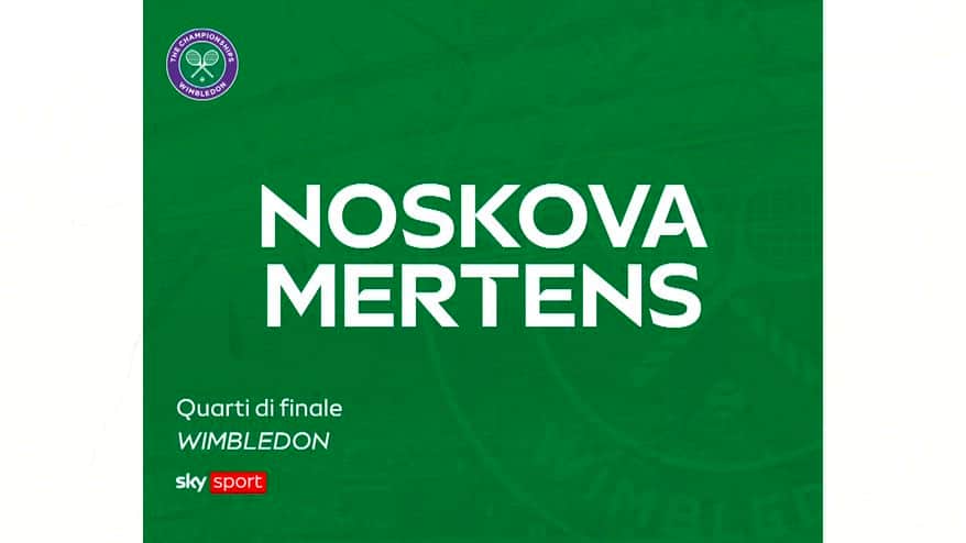 Noskova-Mertens: highlights Wimbledon. VIDEO