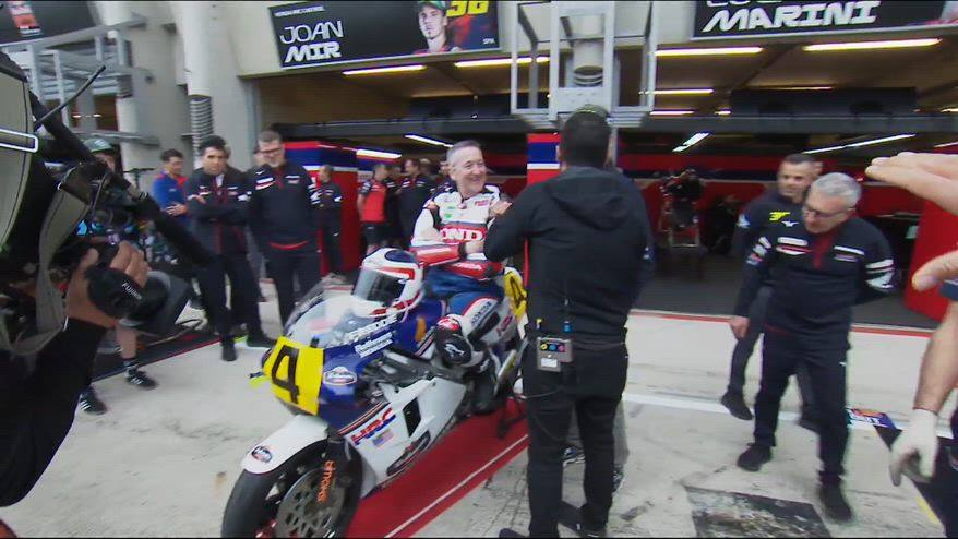 Freddie Spencer ospite speciale in corsia box a Le Mans