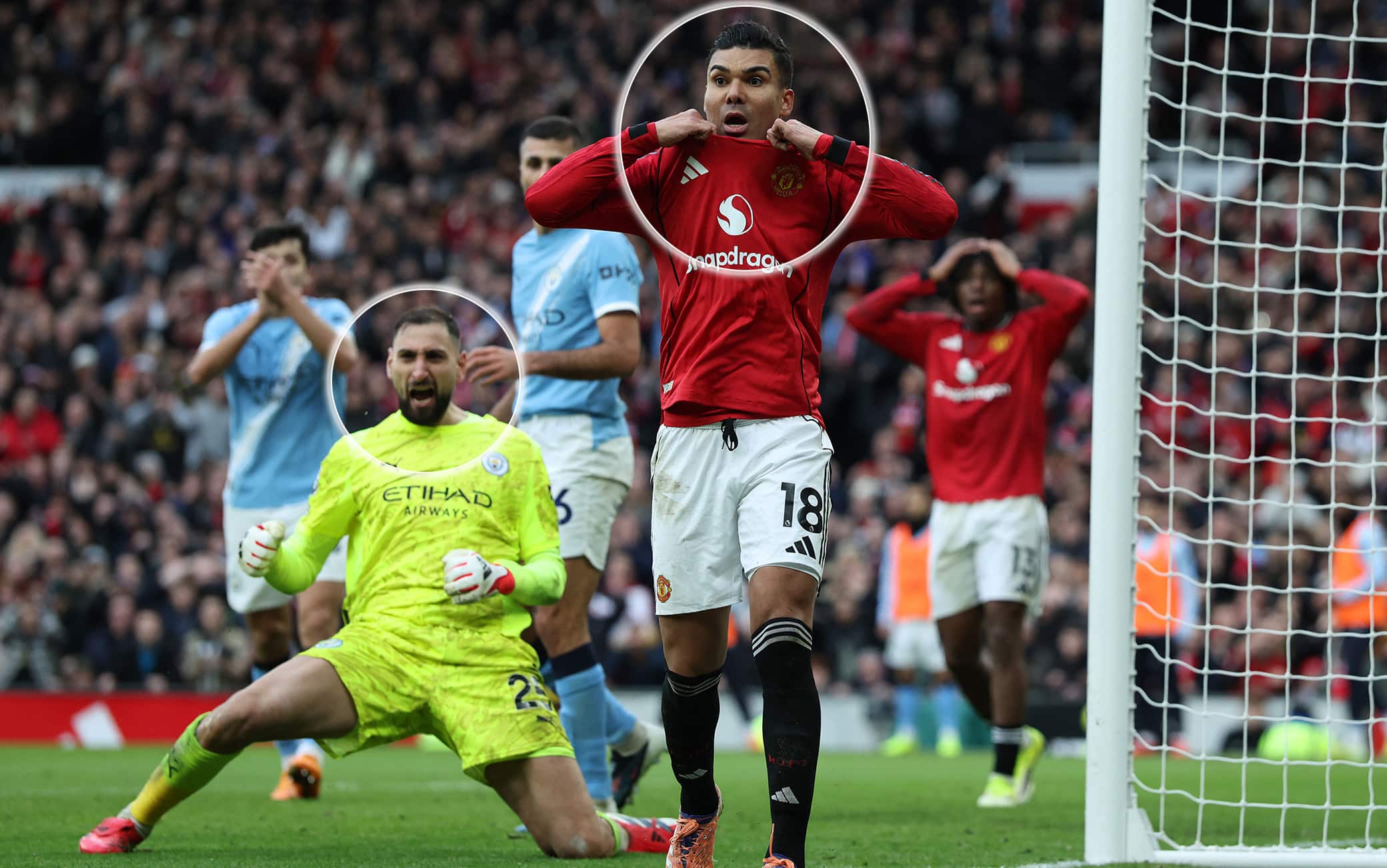 United-City, Donnarumma mostruoso: doppio miracolo su Diallo e Casemiro. VIDEO