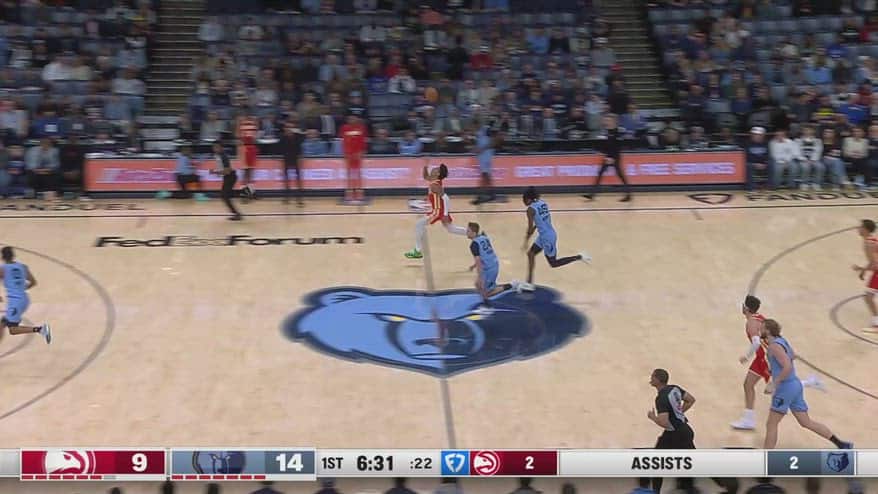 NBA, 32 punti di Jalen Johnson contro Memphis