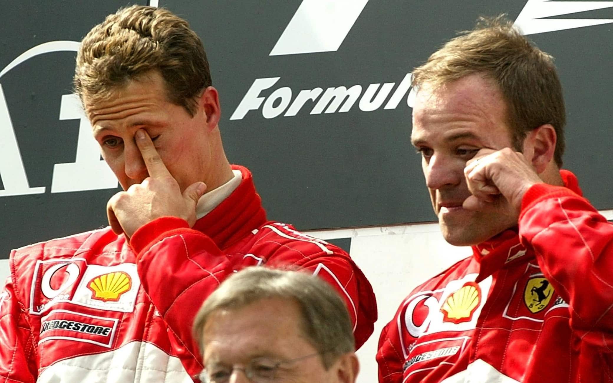 F1 in Austria: lo scambio di posizioni tra Schumacher e Barrichello nel 2002