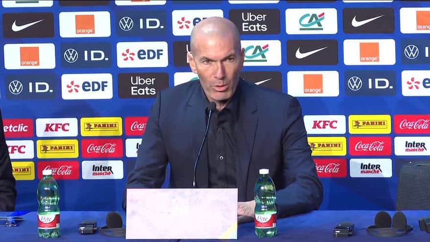Zidane: "Non sono contento del risultato, meritavamo di più"