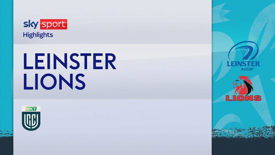 URC, Leinster-Lions 59-10: gli highlights