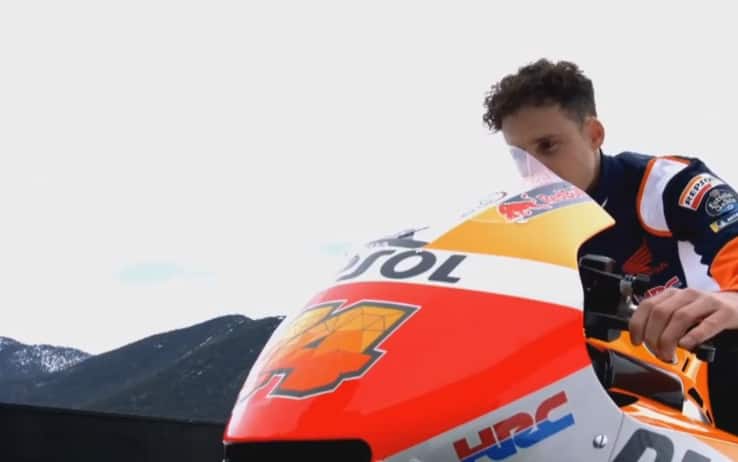Pol Espargarò sul prototipo Honda