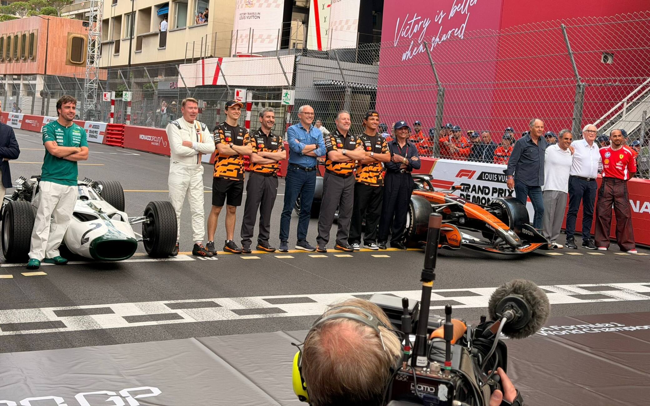 F1, i 1000 GP della McLaren: FOTO e VIDEO delle celebrazioni a Monte-Carlo