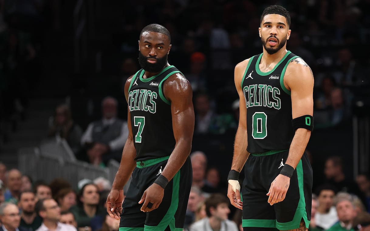 Jayson Tatum and Jaylen Brown downplay friction after Brown trade