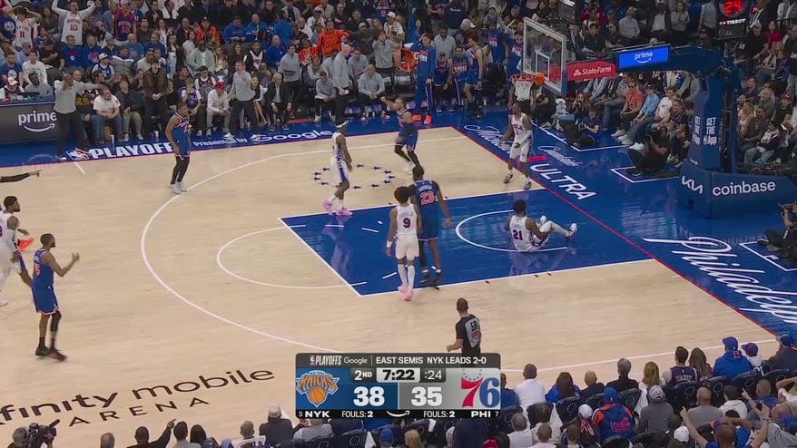 NBA, 33 punti di Jalen Brunson contro Philadelphia