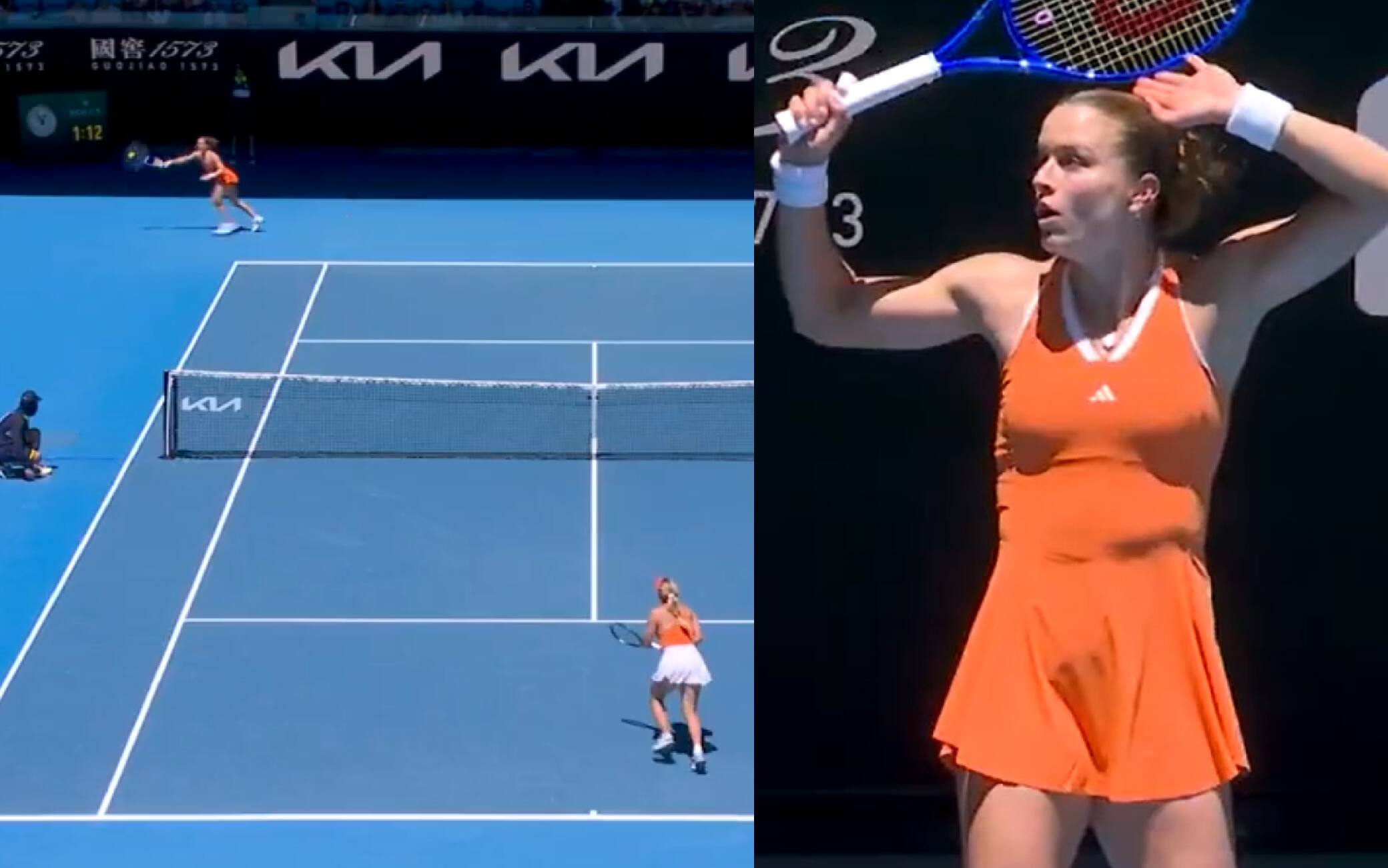 Australian Open, magia di Sakkari: punto oltre il paletto. VIDEO