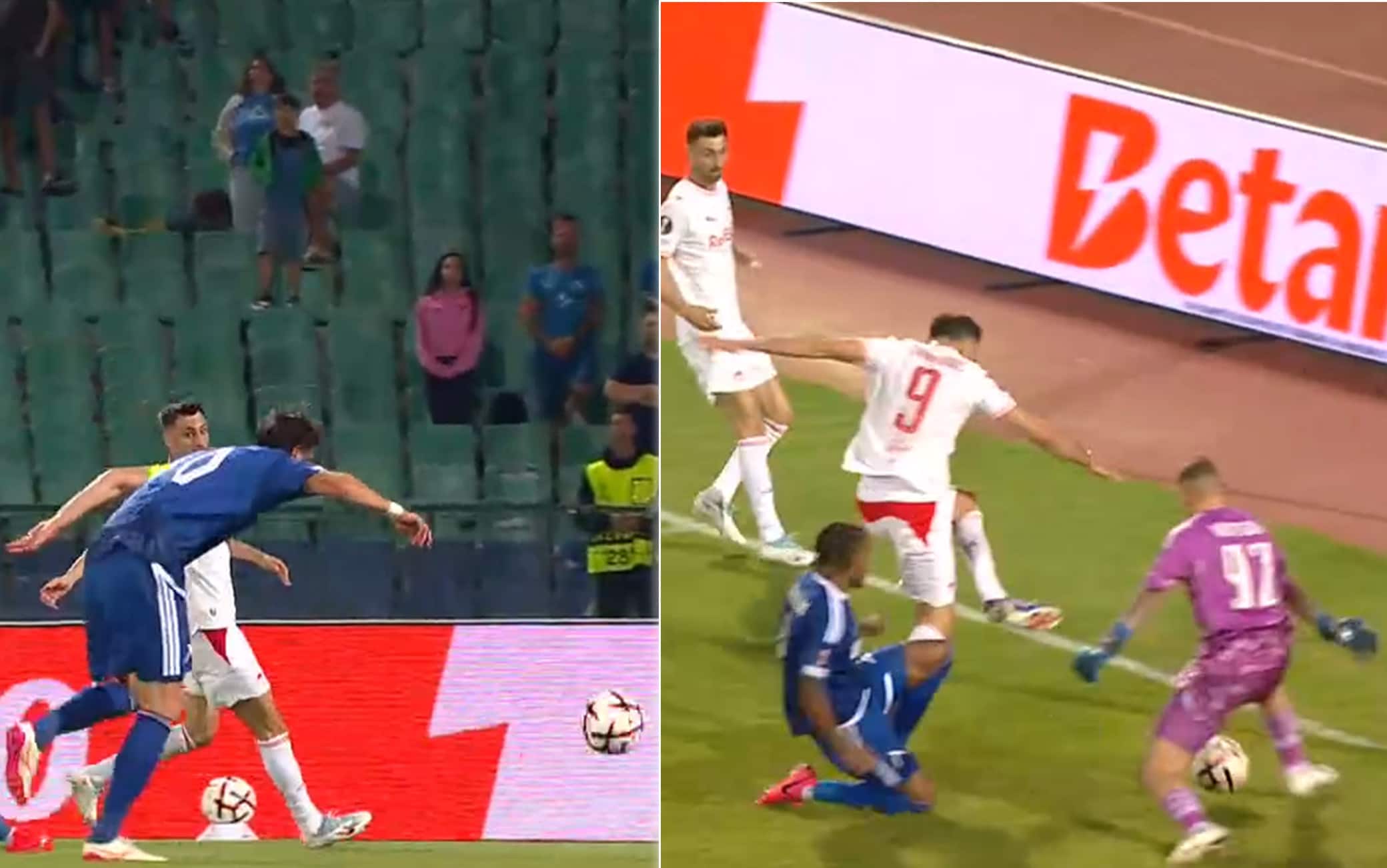 Levski Sofia-Salisburgo, il gol di Tabakovic è un... regalo dell'avversario. VIDEO