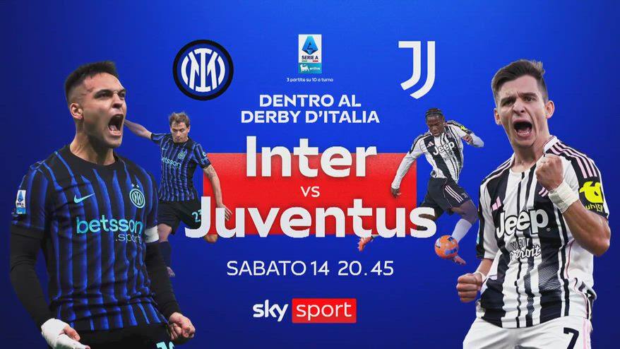 Serie A, Inter-Juventus (14 febbraio) è su Sky