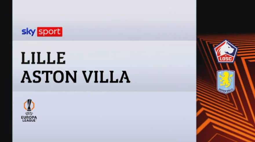 Lille-Aston Villa 0-1: gol e highlights