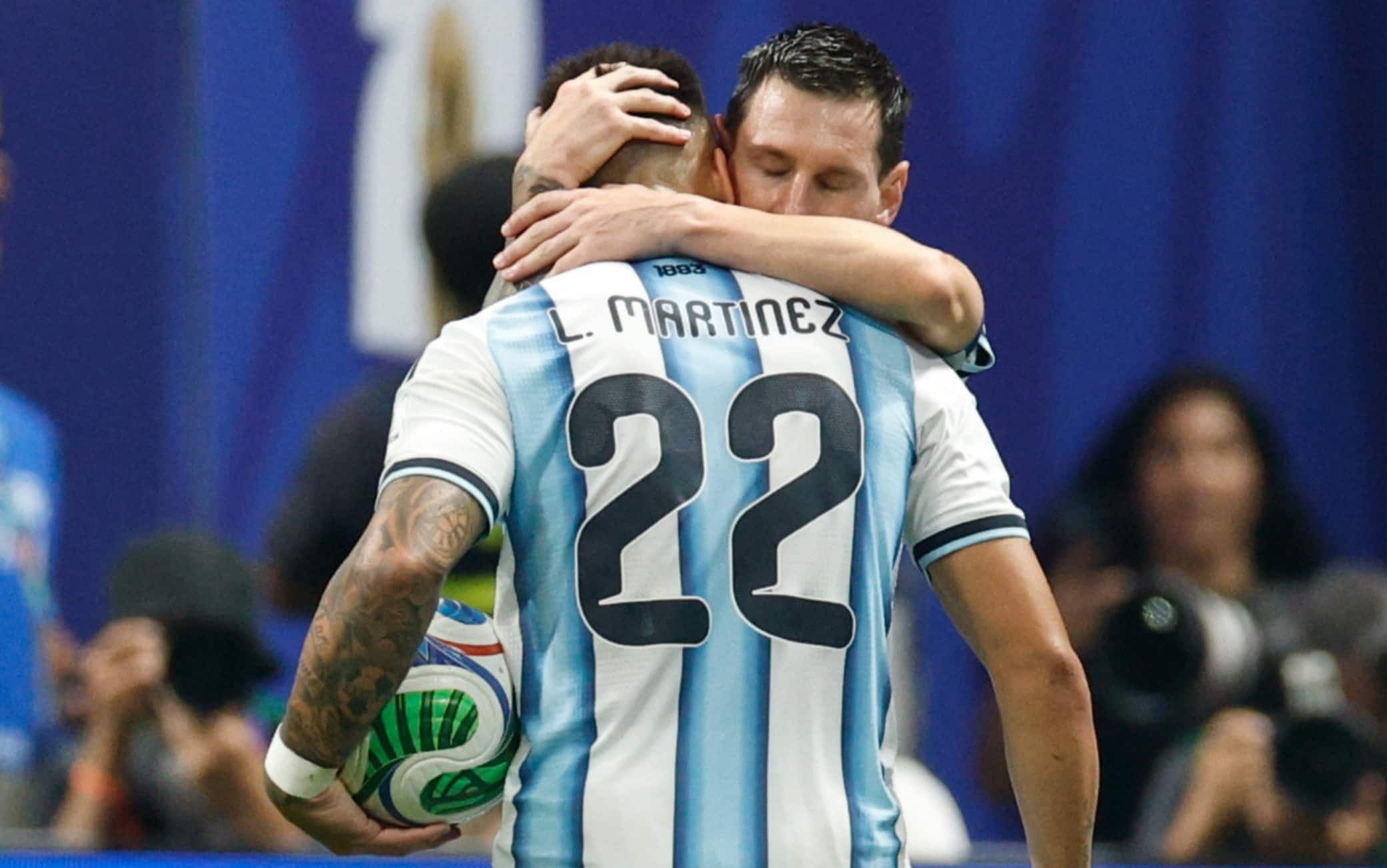 Argentina, Lautaro: "Messi il nostro leader. Vederlo piangere alla fine..."