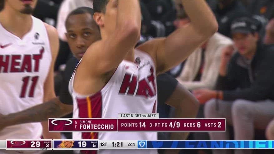 NBA, 1 punto, 5 rimbalzi e 3 assist di Fontecchio a Phoenix