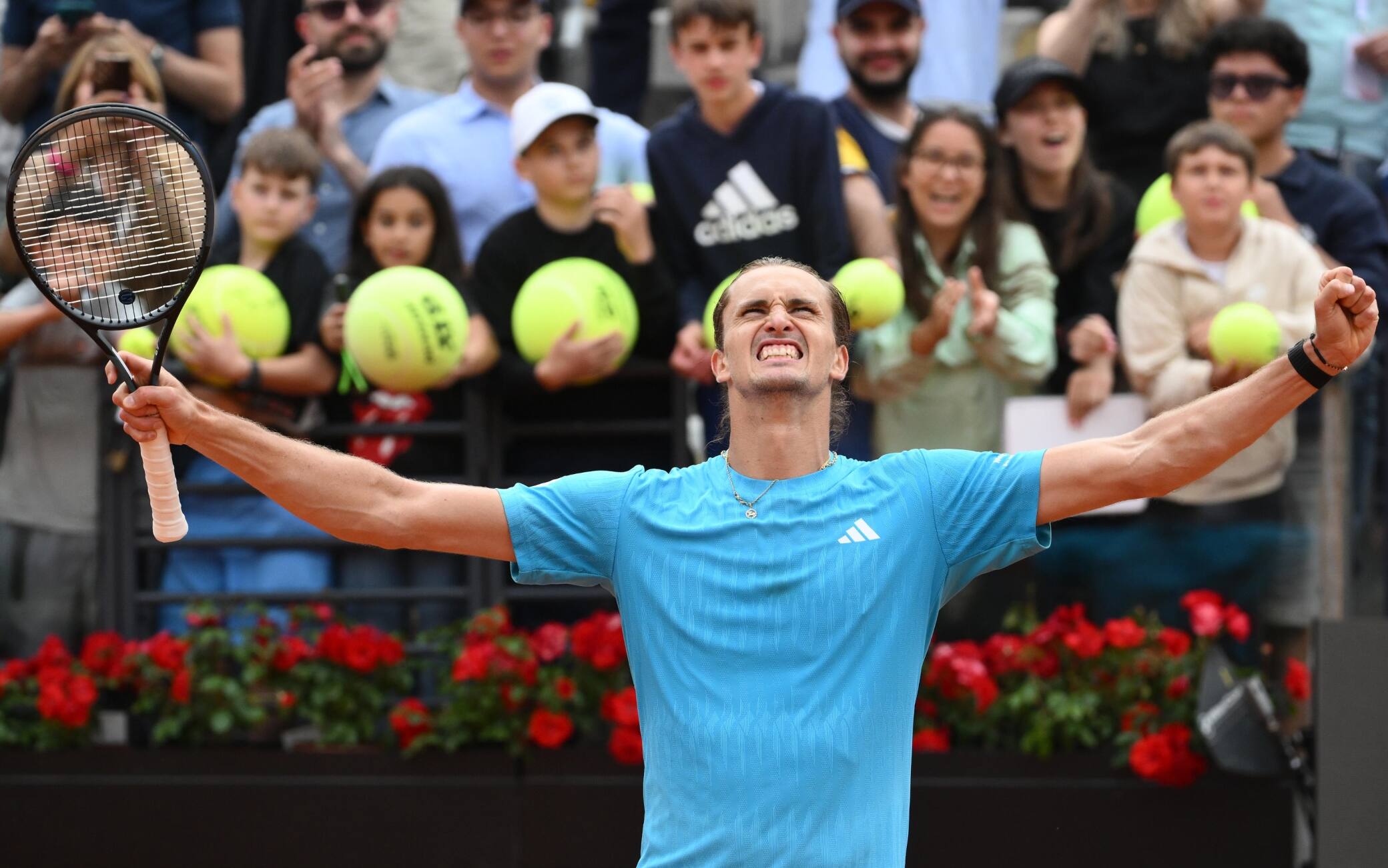 Zverev al terzo turno agli Internazionali BNL d'Italia: Altmaier battuto in due set