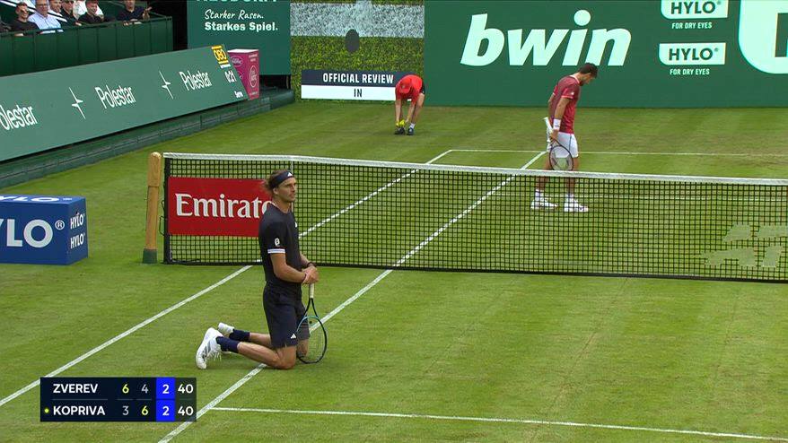Atp Halle, il passante di Kopriva manda Zverev in ginocchio