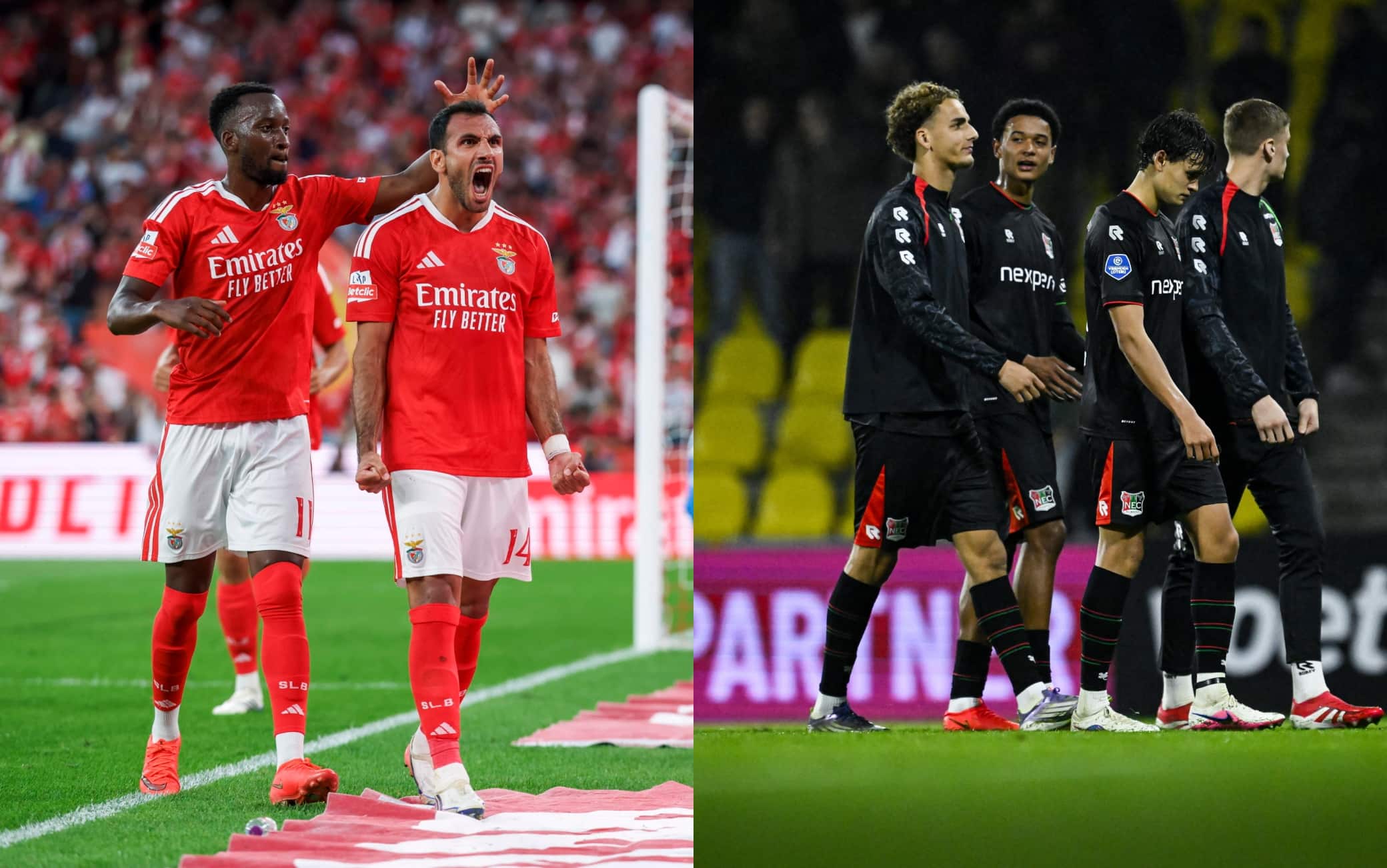 Benfica e Nec, risultati e cosa c’è da sapere sulle avversarie di Milan e Juventus