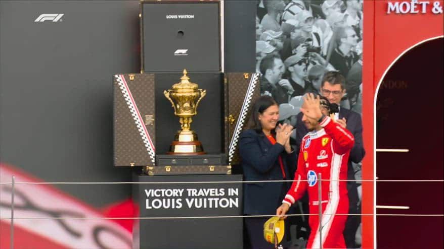 Leclerc trionfa a Silverstone e canta l'Inno italiano