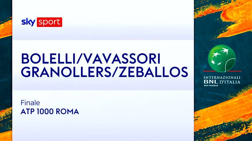 Bolelli/Vavassori-Granollers/Zeballos: highlights Atp Roma. VIDEO