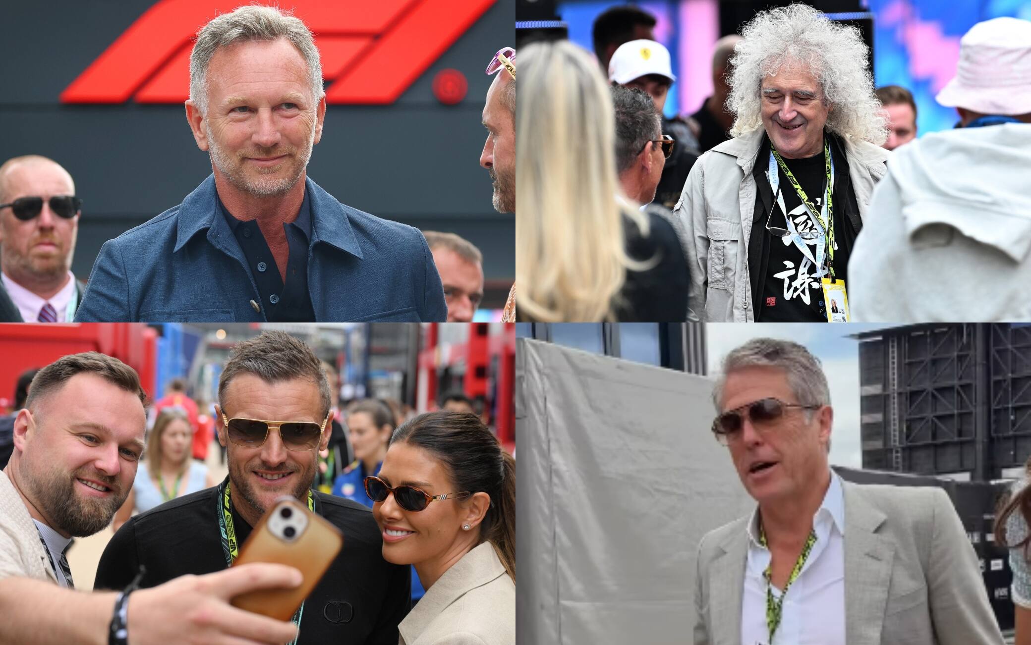 F1, tutti i vip nel paddock a Silverstone: c'è anche il ritorno in Chris Horner