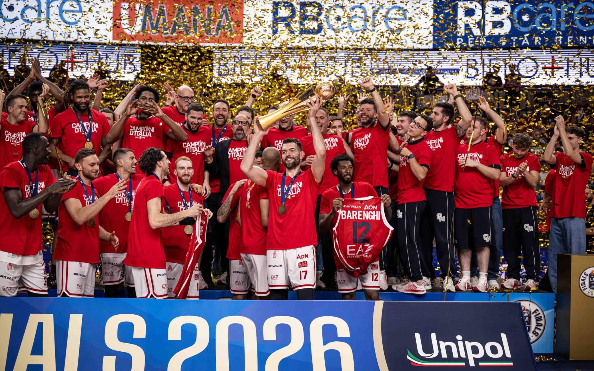 Milano campione d'Italia 2026: le foto della festa dopo gara-4 a Venezia
