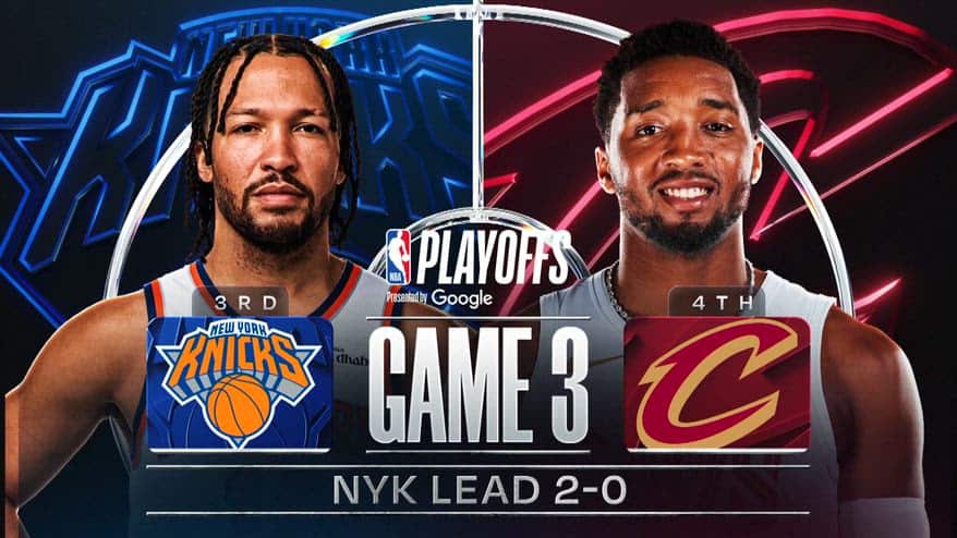 Playoff NBA Highlights: Cleveland-New York gara-3 121-108