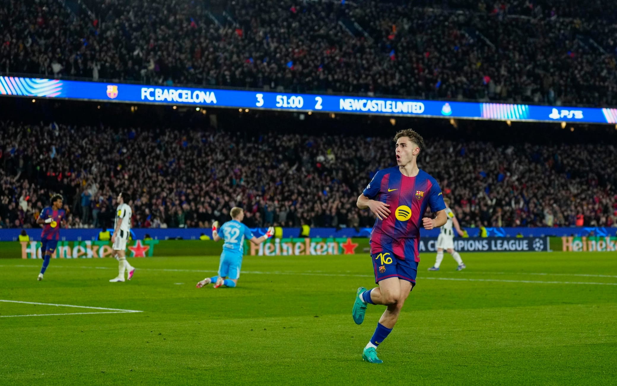 Le partite con più gol di sempre nella storia della Champions: c'è Barcellona-Newcastle