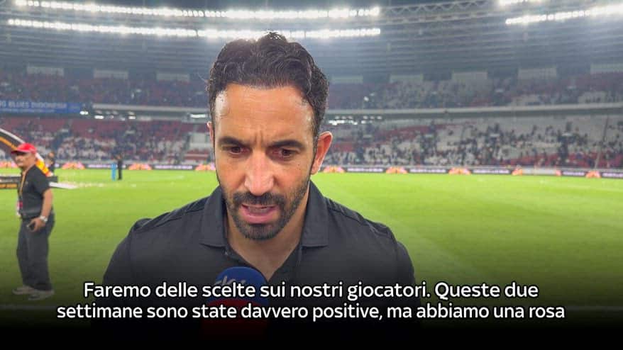 Milan, Amorim: "Abbiamo rosa lunga, prenderemo decisioni"