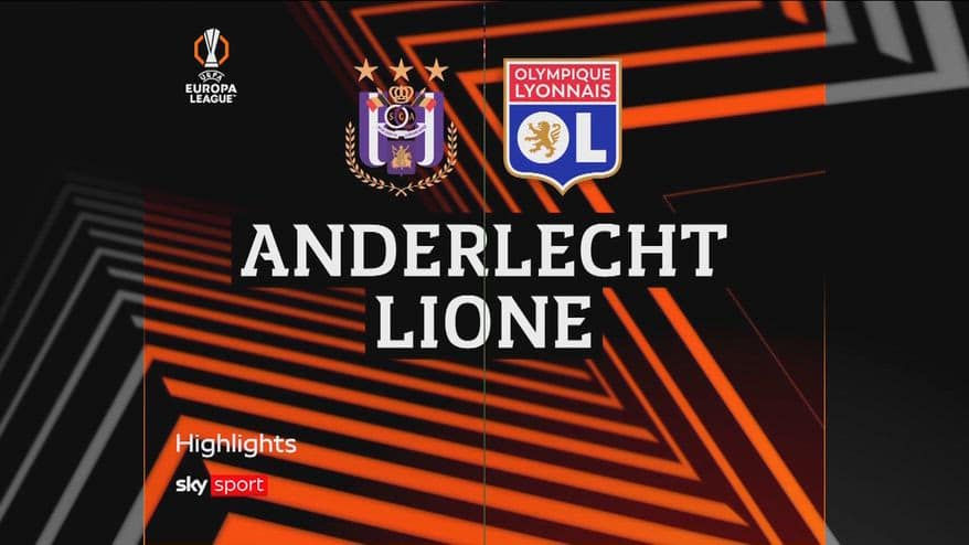 Anderlecht-Lione 1-2: gol e highlights
