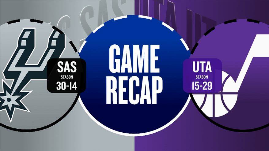 NBA Highlights: Utah-San Antonio 109-126
