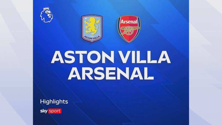 Aston Villa-Arsenal 0-1: gol e highlights
