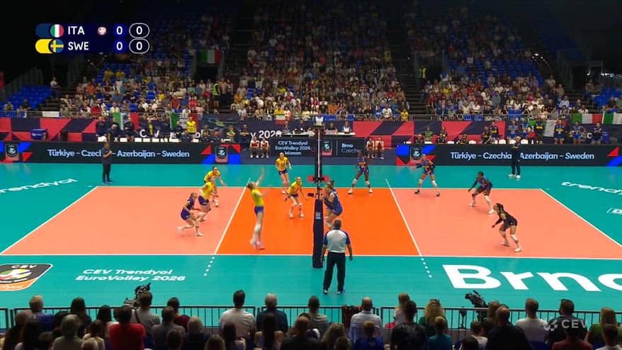 Europei volley, Italia-Svezia 3-1: highlights dei quarti