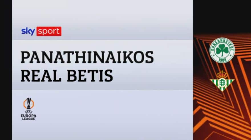 Panathinaikos-Betis 1-0: gol e highlights