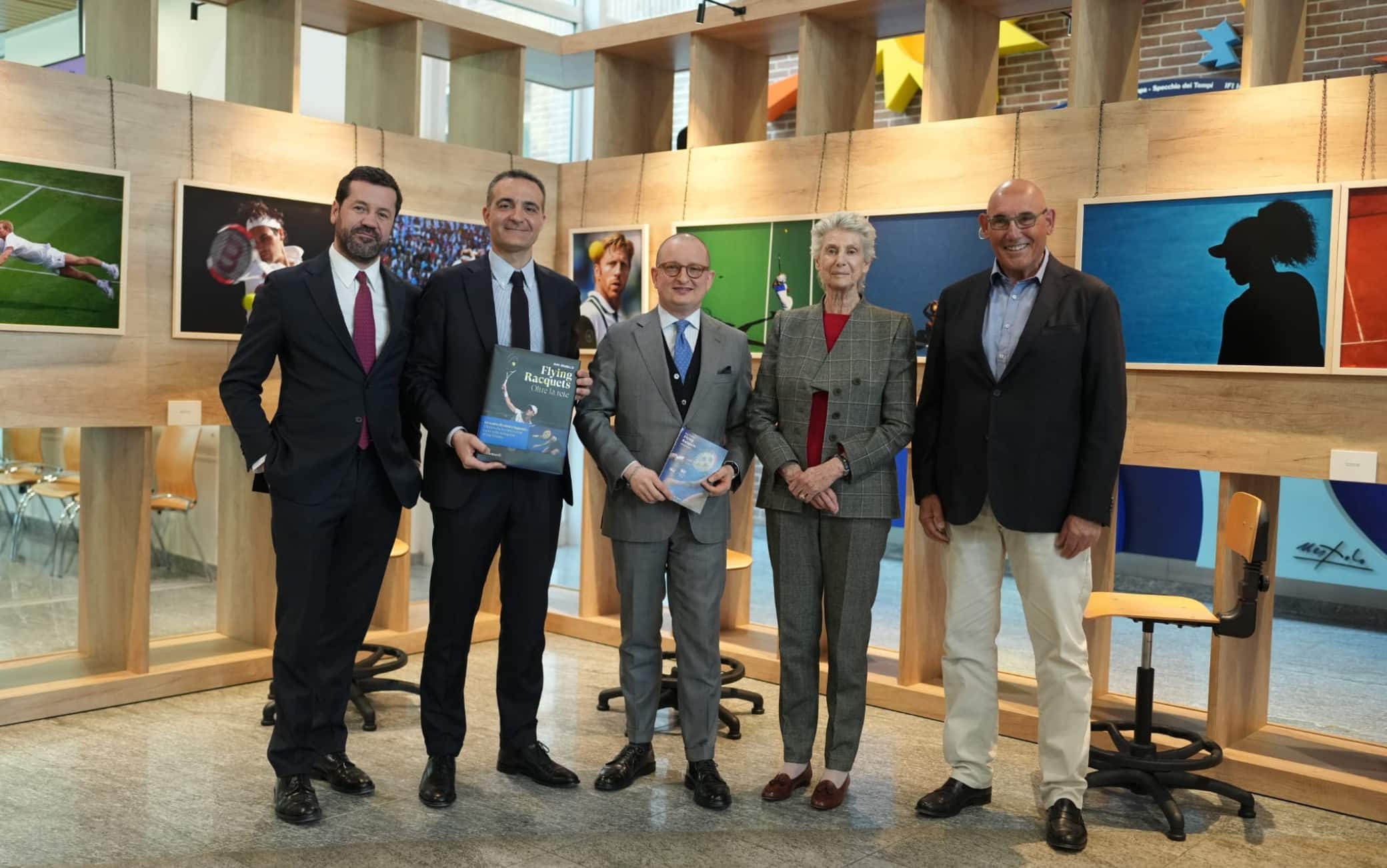 Istituto Candiolo, inaugurata la mostra fotografica "Flying Racquets" di Ray Giubilo