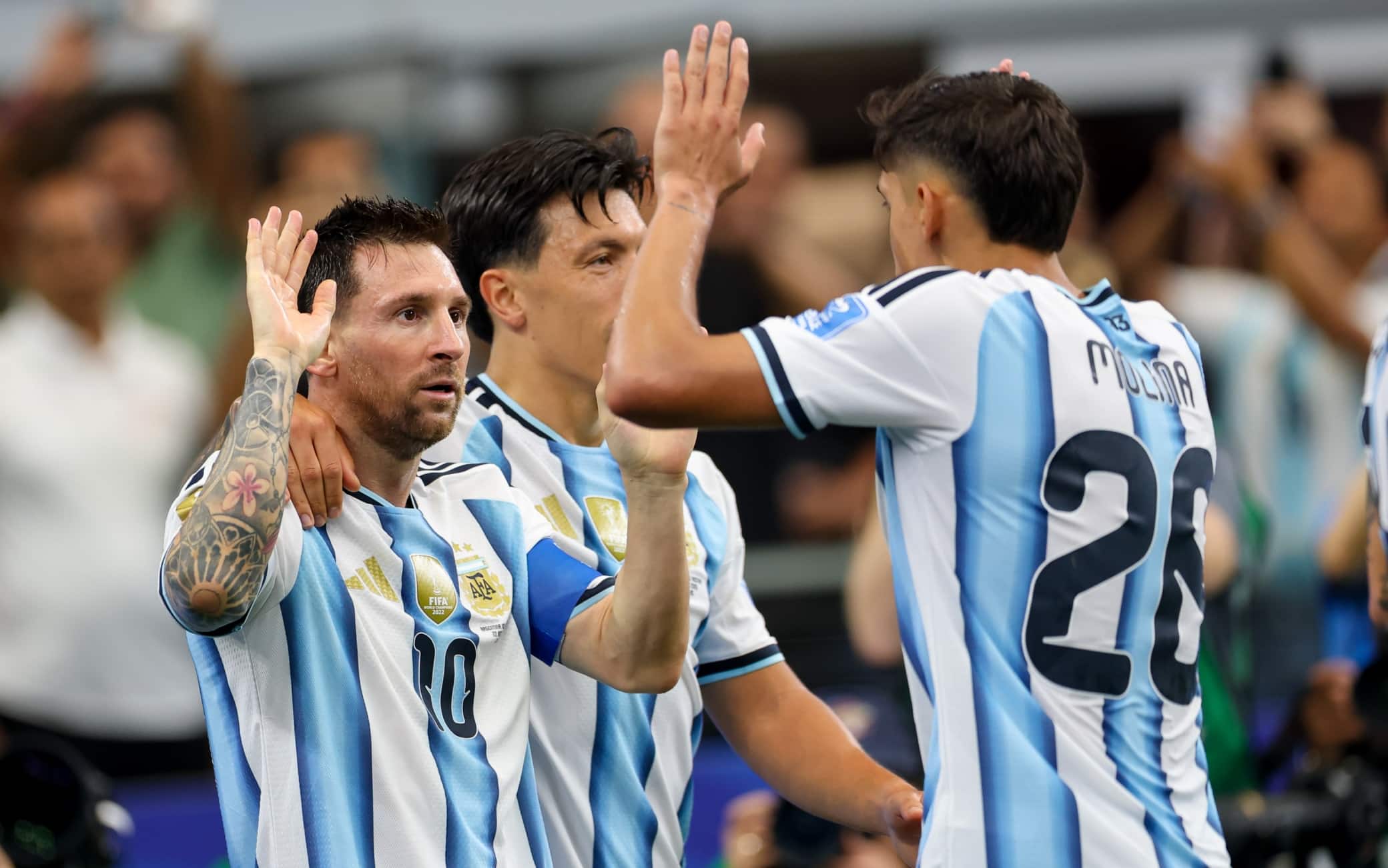 Messi in Argentina-Austria