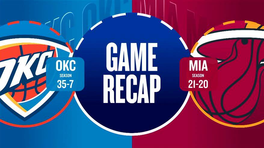NBA Highlights: Miami-Oklahoma City 122-120
