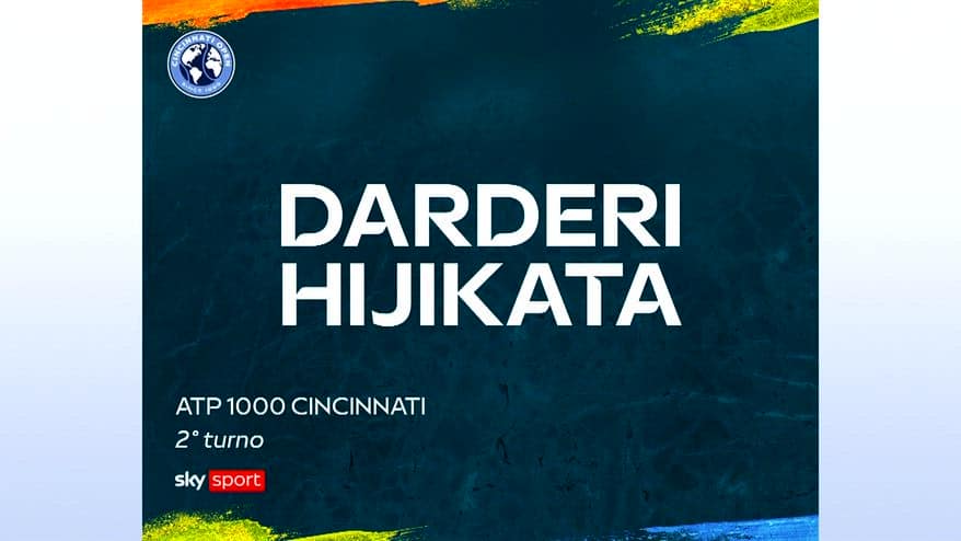Darderi-Hijikata: highlights Atp Cincinnati. VIDEO