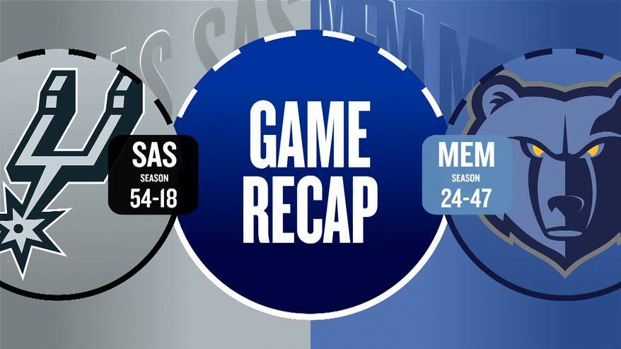 NBA Highlights: Memphis-San Antonio 98-123
