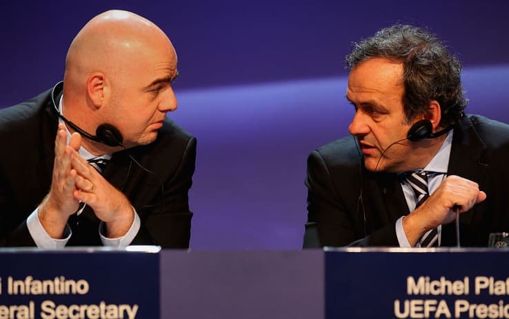 Platini denuncia il presidente Fifa Infantino per diffamazione e traffico di influenze