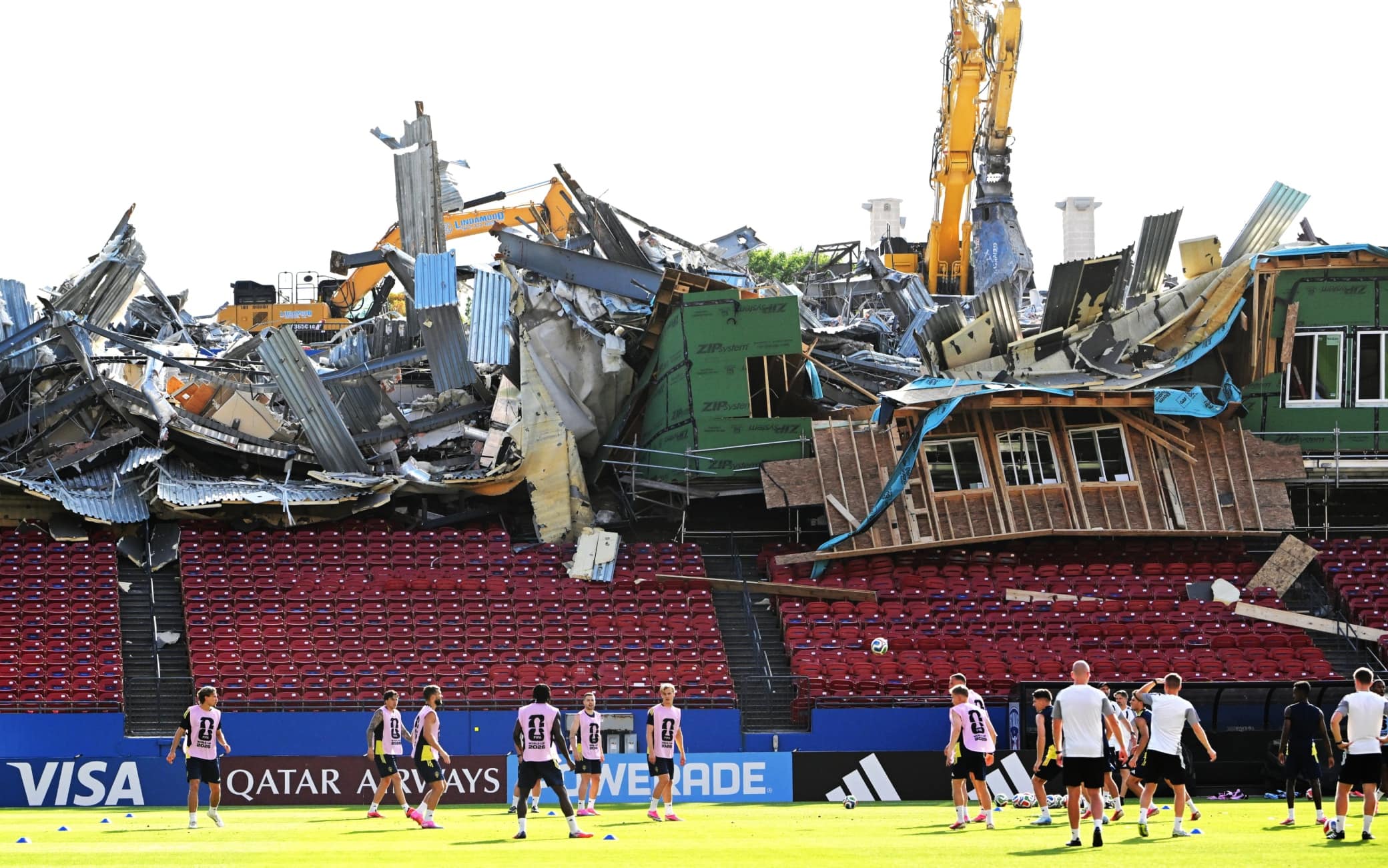 Svezia, gli allenamenti ai Mondiali al Toyota Stadium... in ristrutturazione!