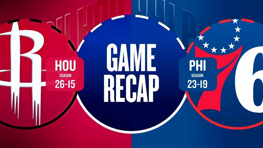 NBA Highlights: Philadelphia-Houston 128-122 OT

