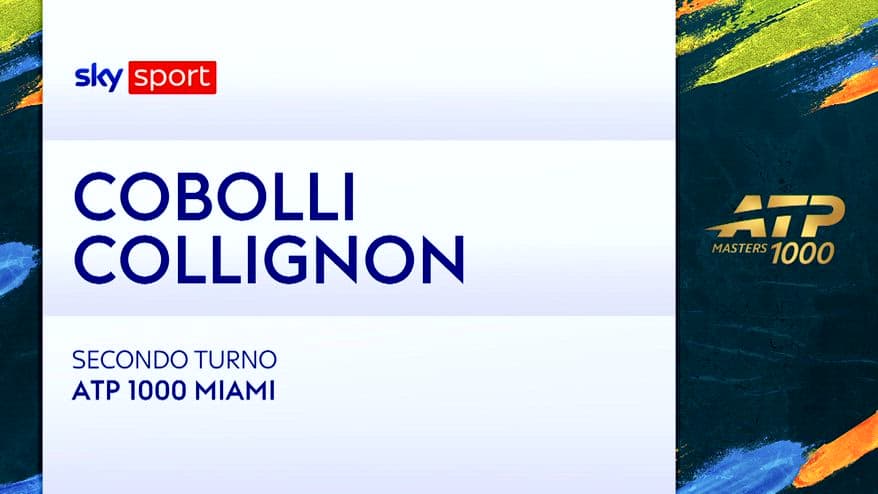 Cobolli-Collignon: highlights Atp Miami. VIDEO