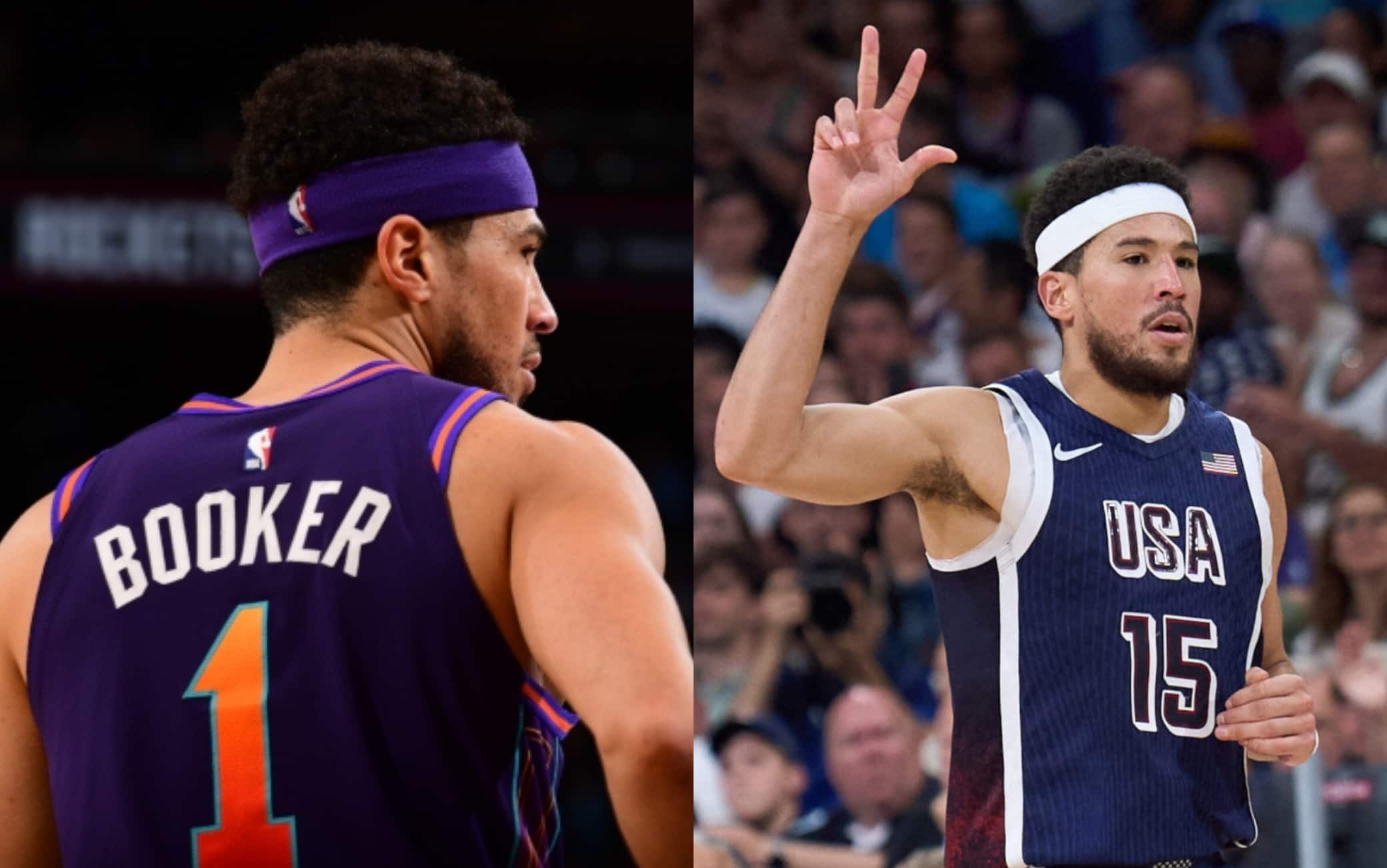 NBA, Devin Booker lascia il numero 1 e passa al 15 in onore del padre e di Team USA