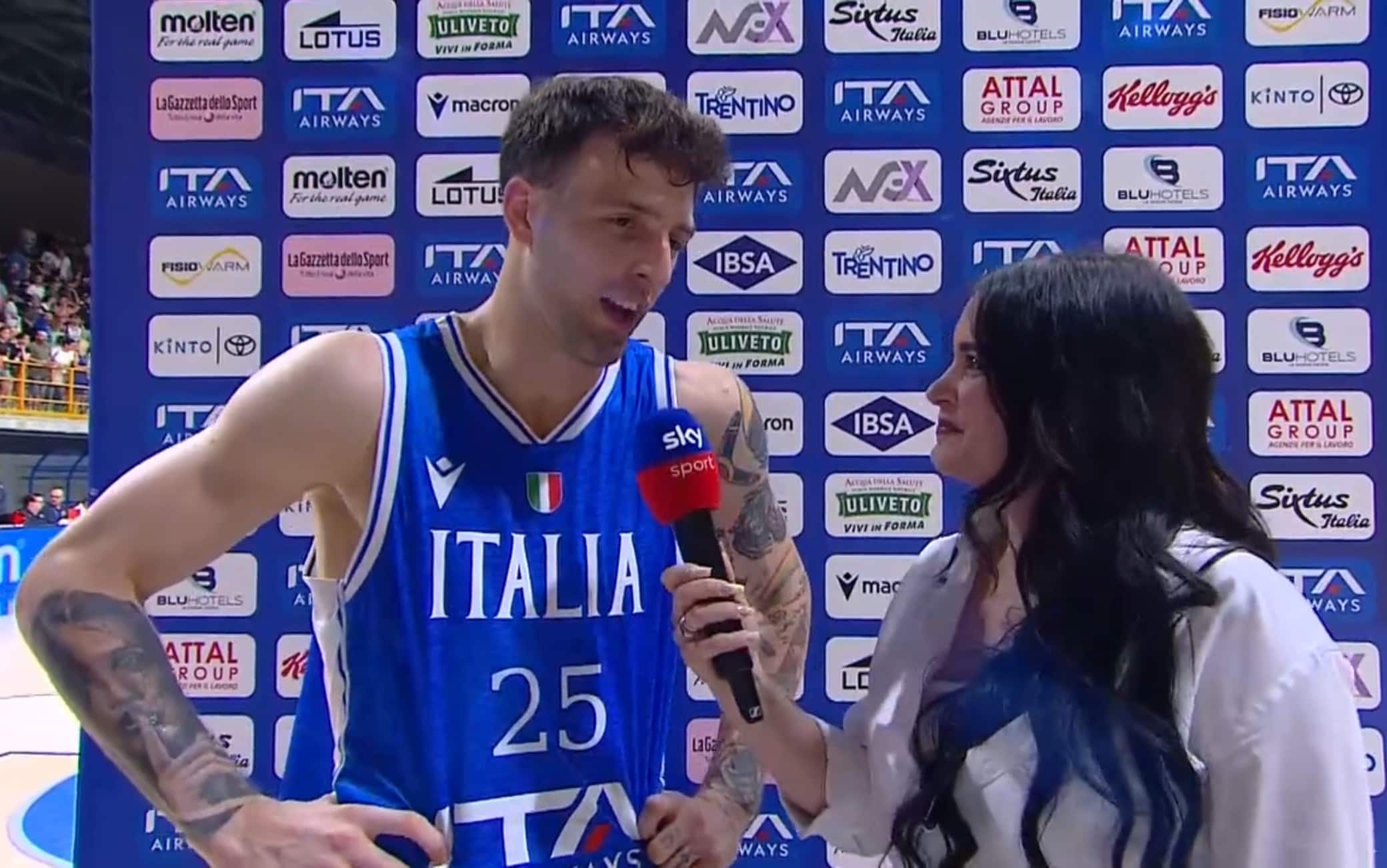 Italbasket, Baldasso: "Serata speciale, siamo un gruppo sano". VIDEO