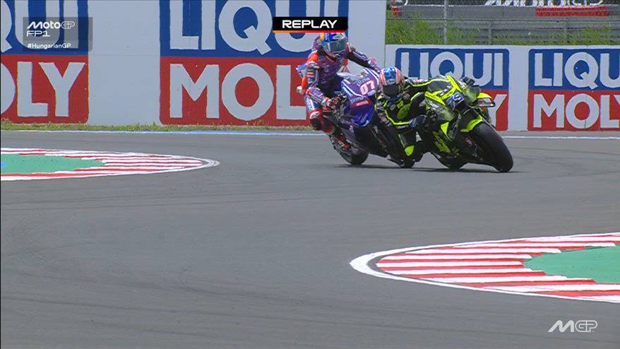 GP Ungheria, contatto Toprak-Ogura durante le prove libere