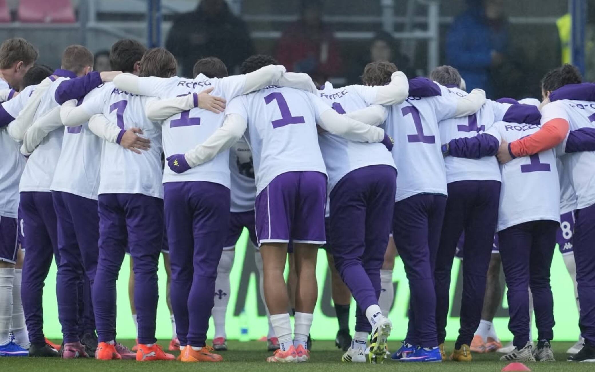 Rocco Commisso, l'omaggio in Bologna-Fiorentina e sugli altri campi di Serie A. FOTO