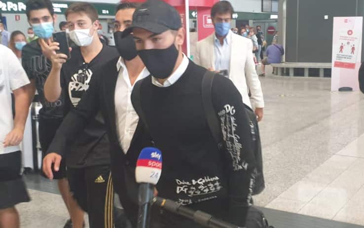 Brahim Diaz a Malpensa