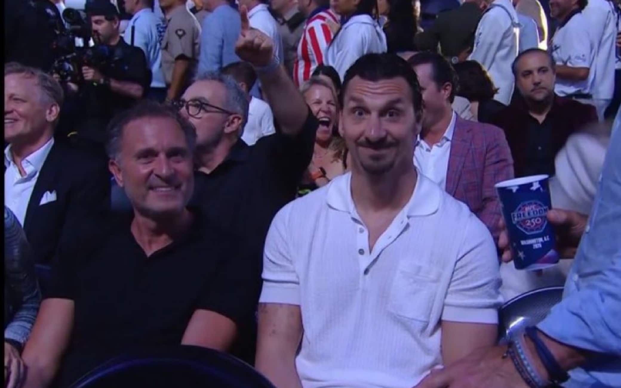 Milan, Ibrahimovic e Cardinale alla Casa Bianca per l'evento UFC e gli 80 anni di Trump