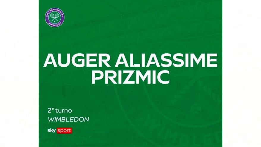 Auger Aliassime-Prizmic: highlights Wimbledon