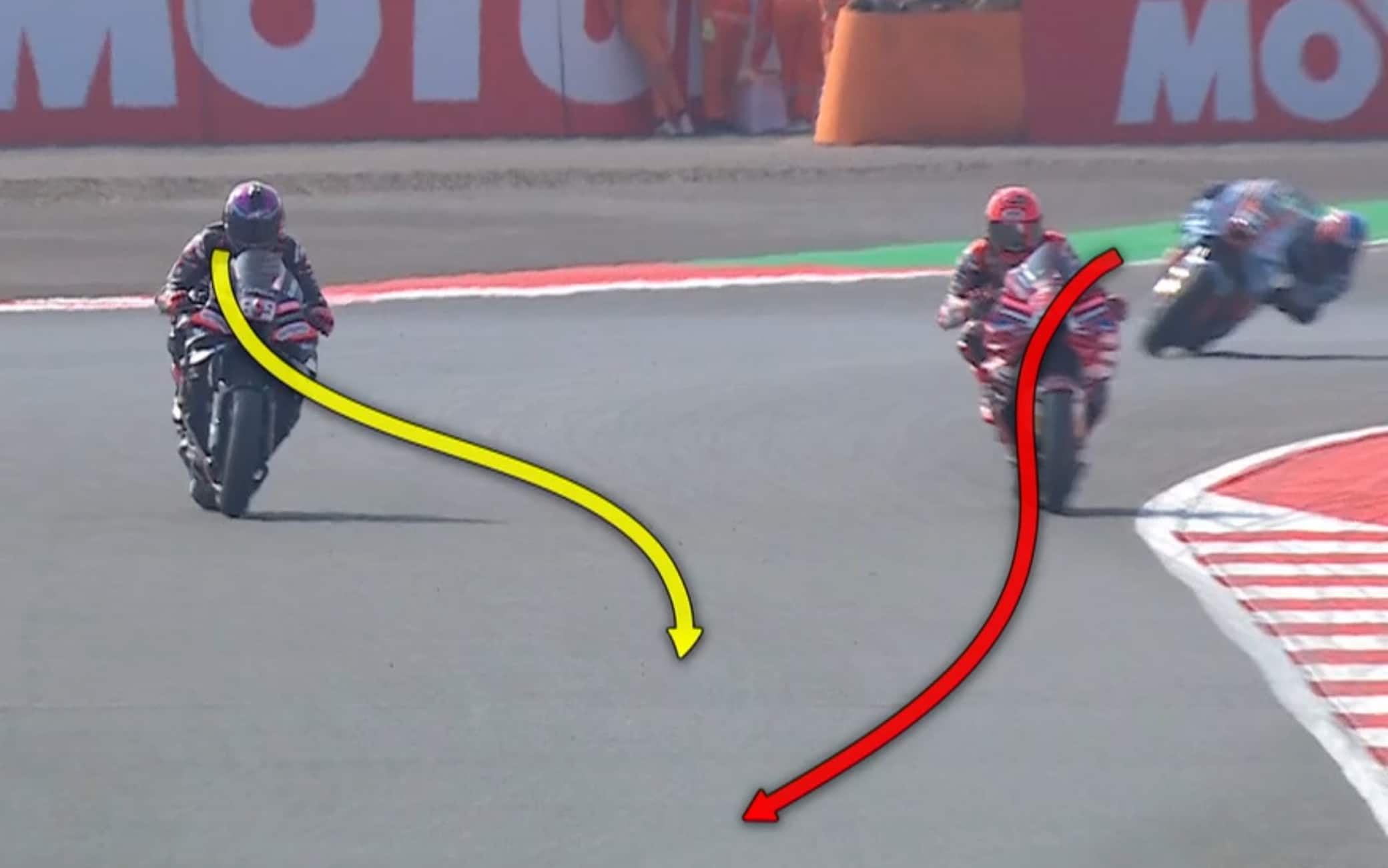 MotoGP, problemi di pressione per Martin nella Sprint di Mandalika
