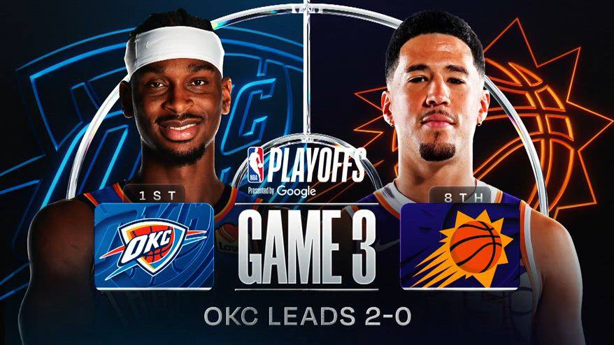 NBA Playoff Highlights: Phoenix-OKC gara-3 109-121
